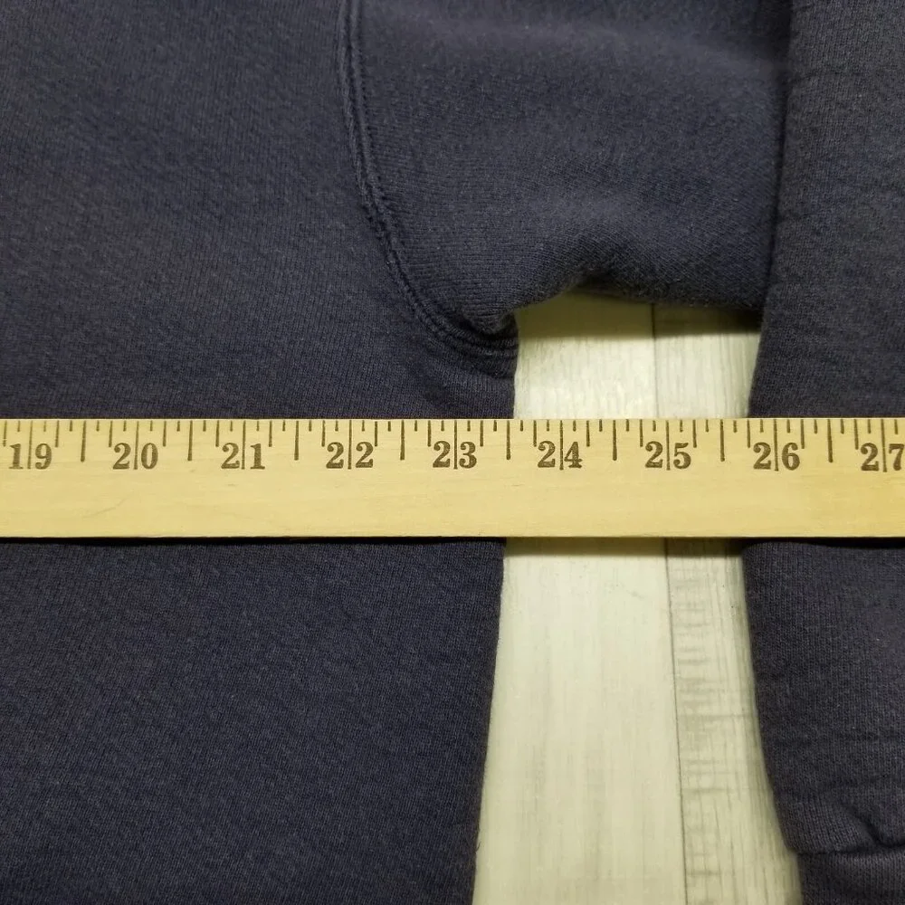 ✅VTG No Fear Navy Crewneck Sweatshirt Graphic Print Front/Back Adult Men's LARGE - Picture 4 of 11